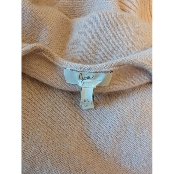 Joie Womens XS Beige 100% Cashmere Open Front Cardigan Neutral Luxury - Picture 3 of 4